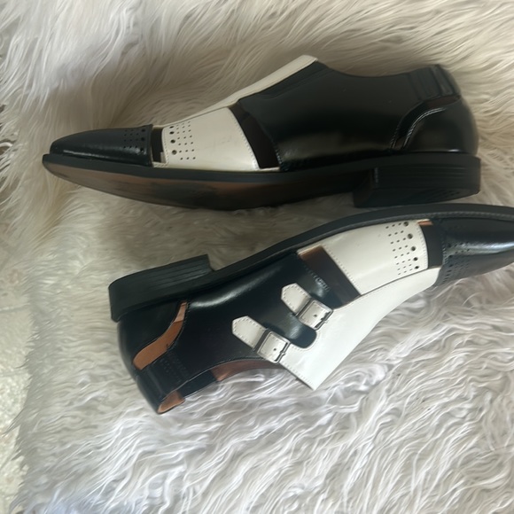 Stacy Adams Calleo blk & white Like New - Picture 2 of 12